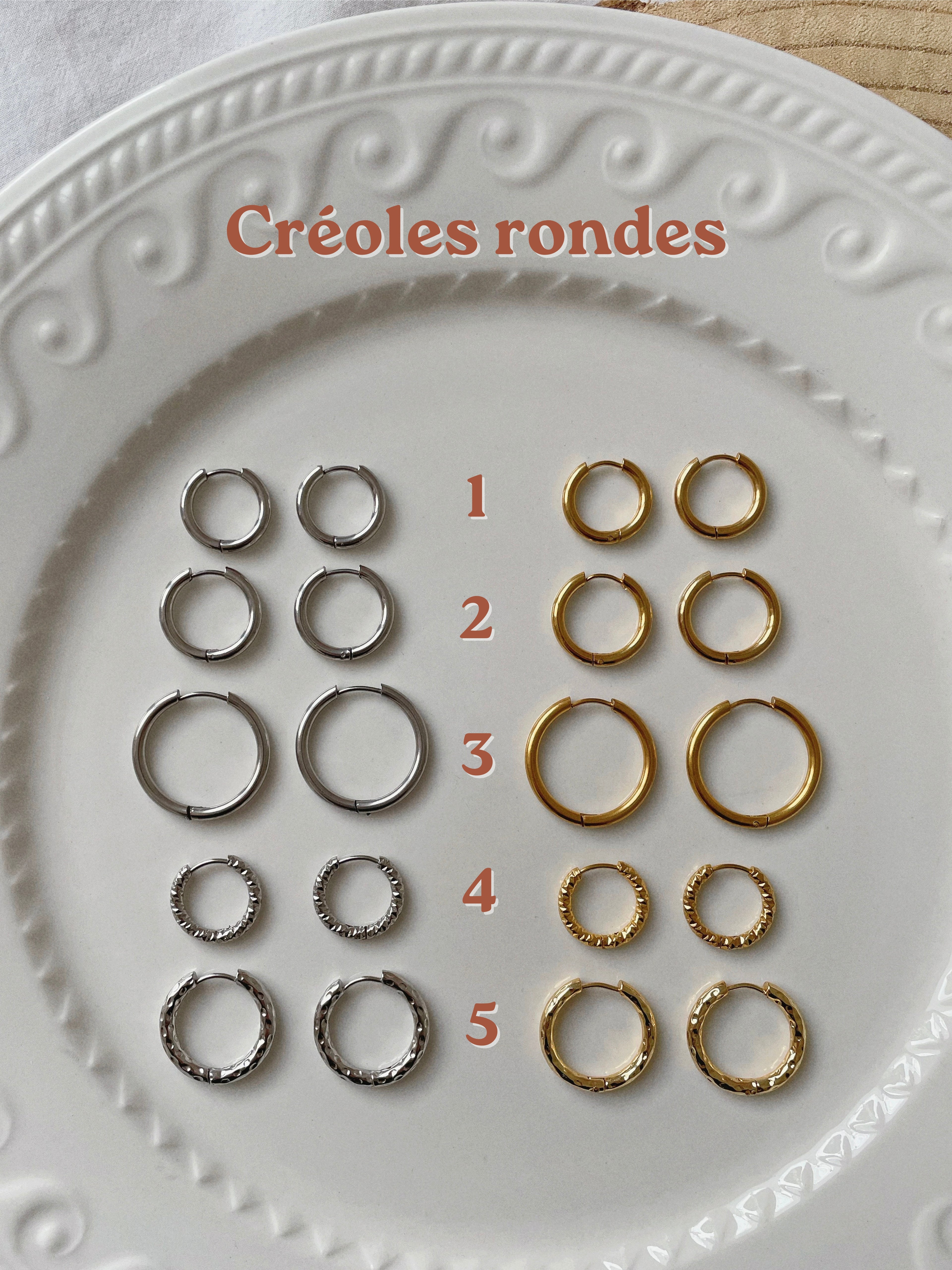 Créoles rondes n°3